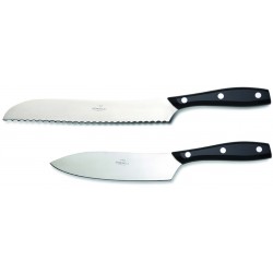 N. 52158 Leather Case Bread & Chef'S Knife - 1