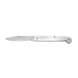 Sicilian Traditional Knife, 90mm blade, aluminum handle - 1